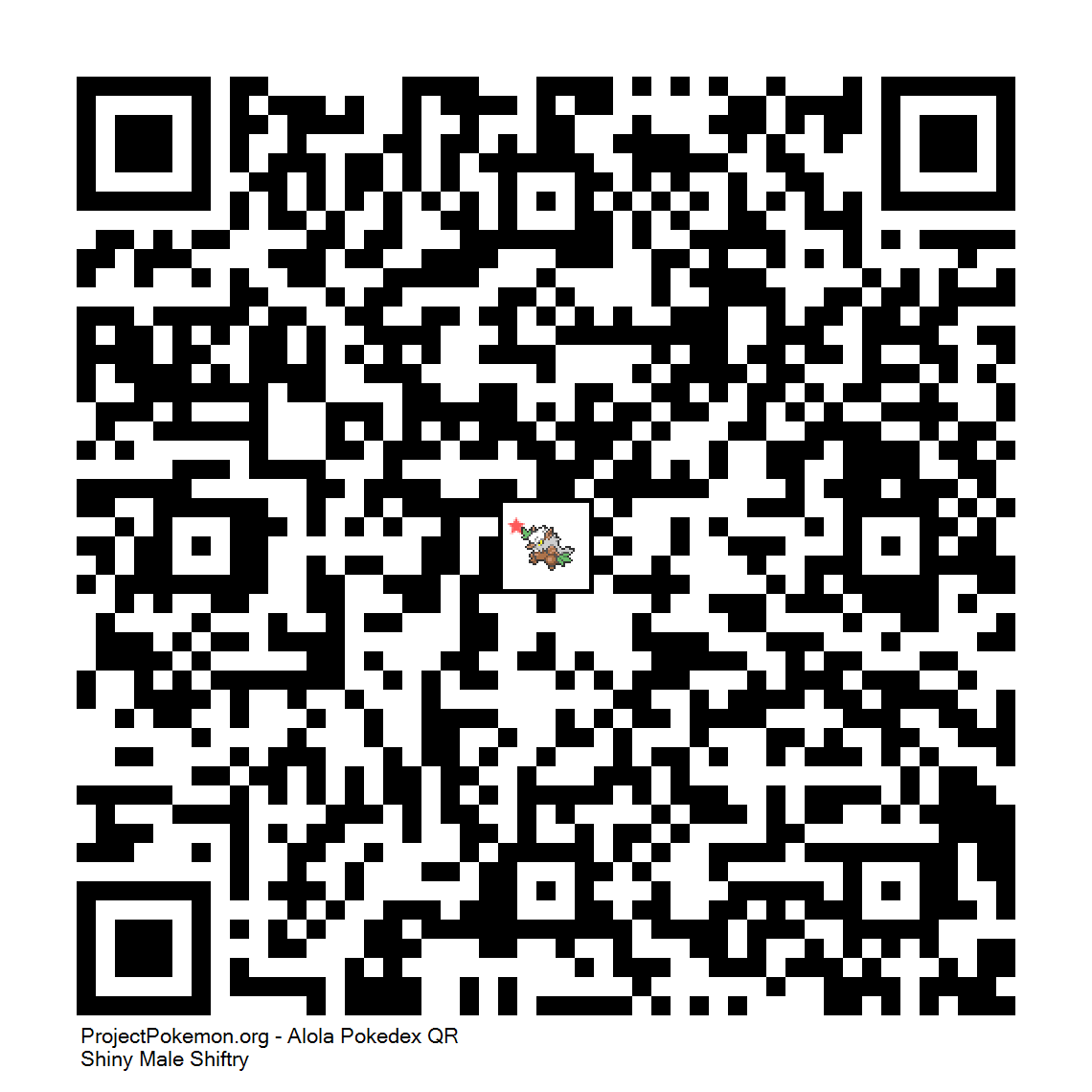 Cdigo QR de Shiftry variocolor